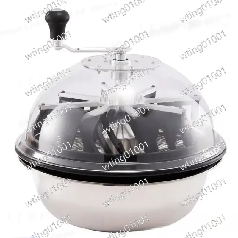 16 Inch Hydroponic Leaf Bowl Trimmer Twisted Spin Cut Plant Bud Grass Manual Rotary Trimming Machine for Hydroponics