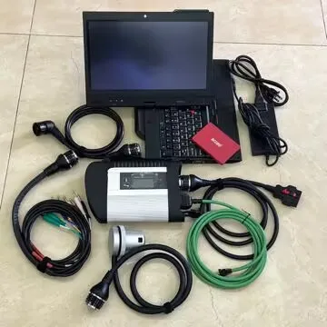 

Инструмент диагностики для подключения Wi-Fi mb star c4 sd с самым высоким рейтингом + программное обеспечение V2025.06 SSD + процессор X220t i5 4 ГБ оперативной памяти 90% Новый полный комплект ноутбука