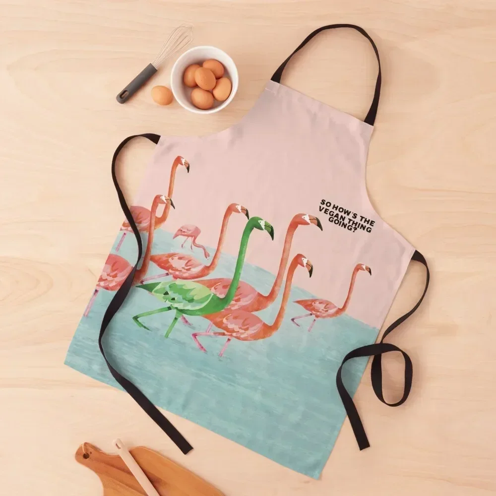 

Flamin-Going Green Apron Useful Things For Kitchen work ladies Barber For Women Apron
