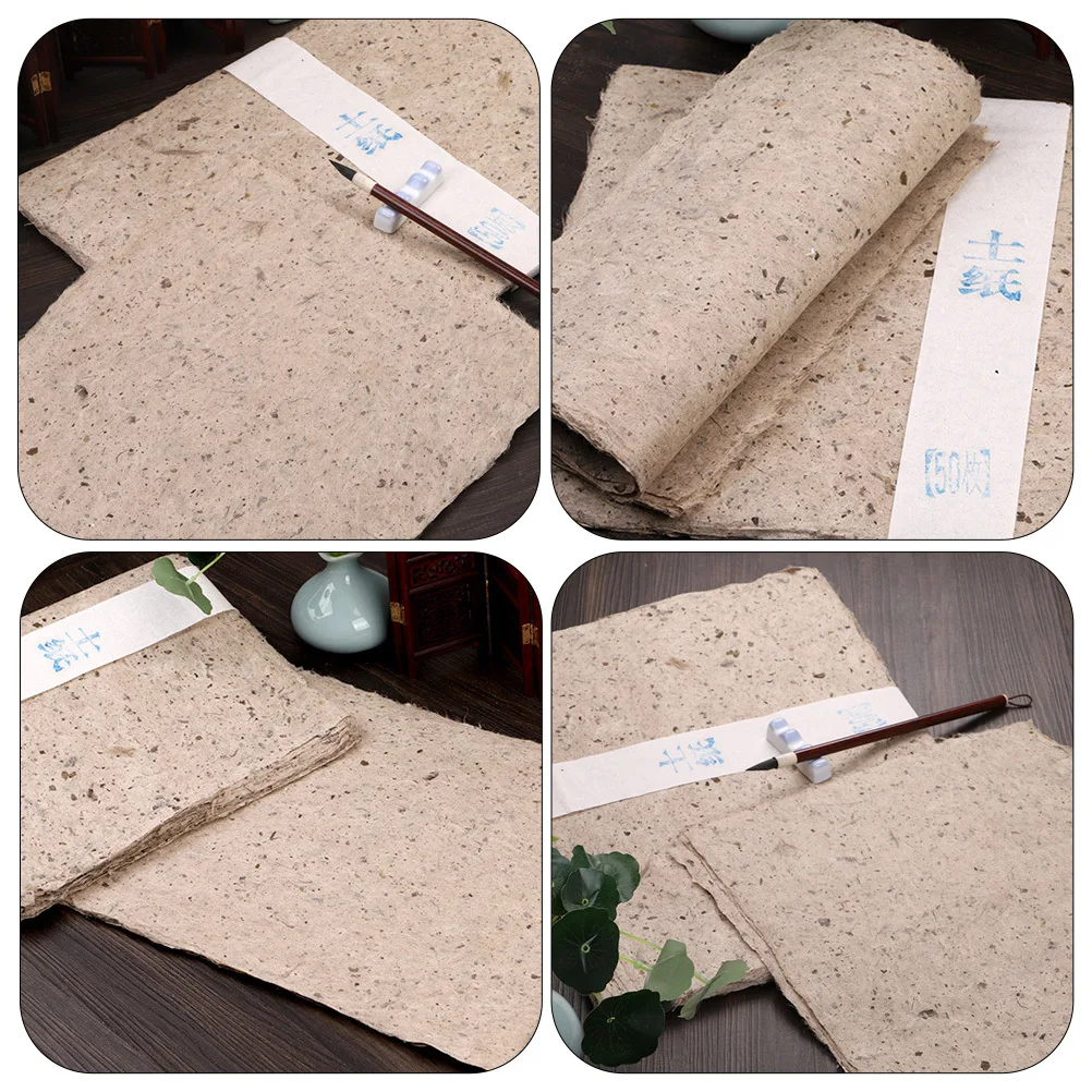 50 hojas de papel de caligrafía, papel de pintura multifunción para dibujar, escribir, suministros de práctica de arte