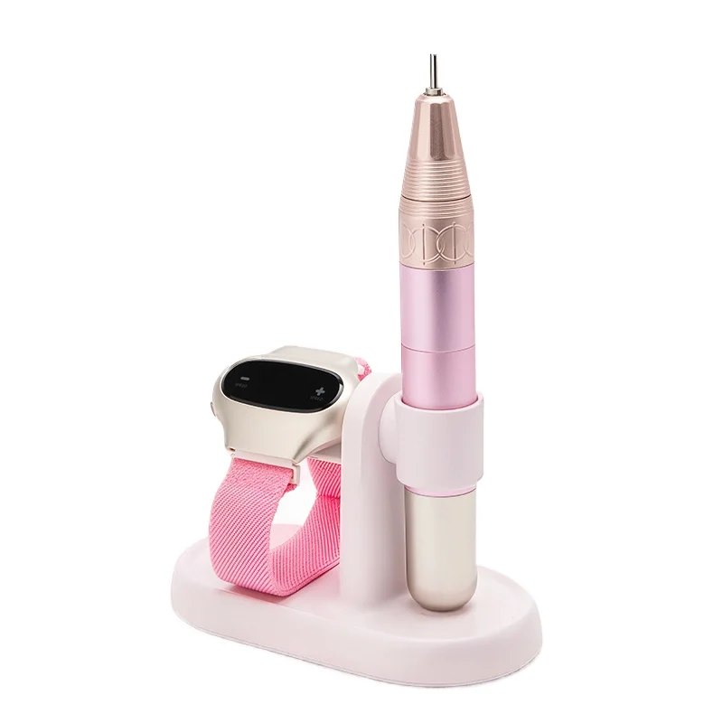 

Portable Wristband Electric Nail Drill Machine Pen-Style Cordless Drill Gel Cleaner for Manicure