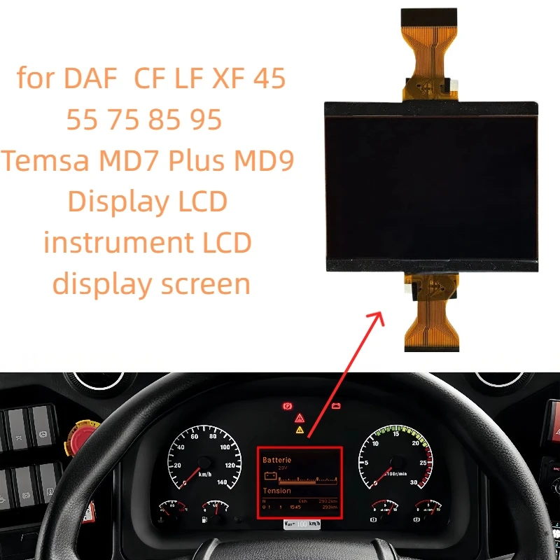

for DAF CF LF XF 45 55 75 85 95 Temsa MD7 Plus MD9 Display LCD instrument LCD display screen