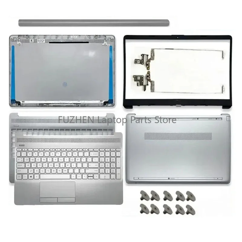 

For 15-DW 15S-DU 15S-DY TPN-C139 250 255 G8 Laptop LCD Back Cover/LCD Border/Hinge/Palm Pad Keyboard Top Cover/Bottom Shell