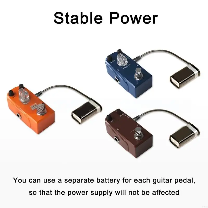 3pcs 9v بطارية محول الكبل محول كابل الطاقة 9 فولت طاقة محول كابل المفاجئة لموصل تأثير الجيتار A70D