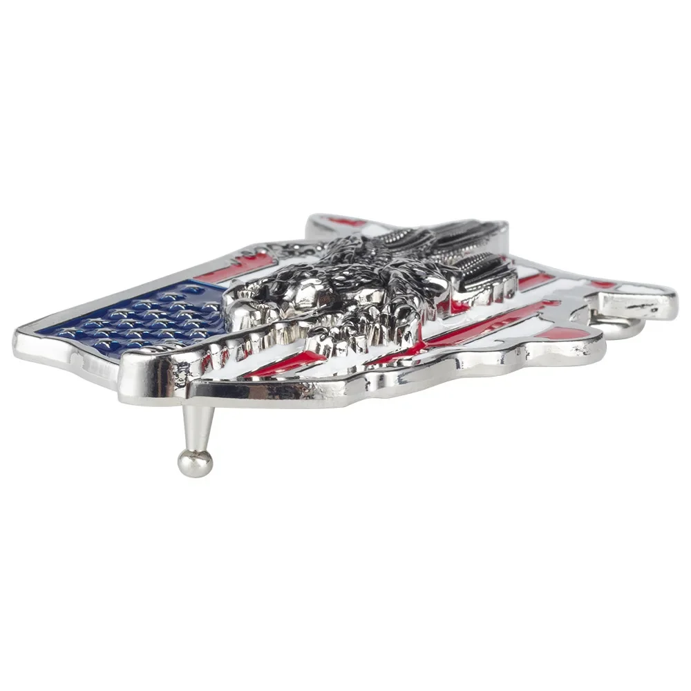 مشبك حزام للخريطة الأمريكية ، لافتة على شكل نجمة ، Haliaeetus Leucocentrus