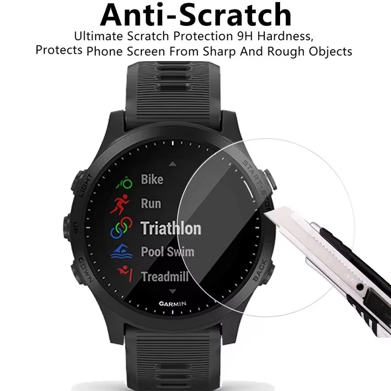 Tempered Glass For Garmin Forerunner 245 935 945 45 Watch Accessories Screen Protector Anti-Scratch Protective Films HD Cover