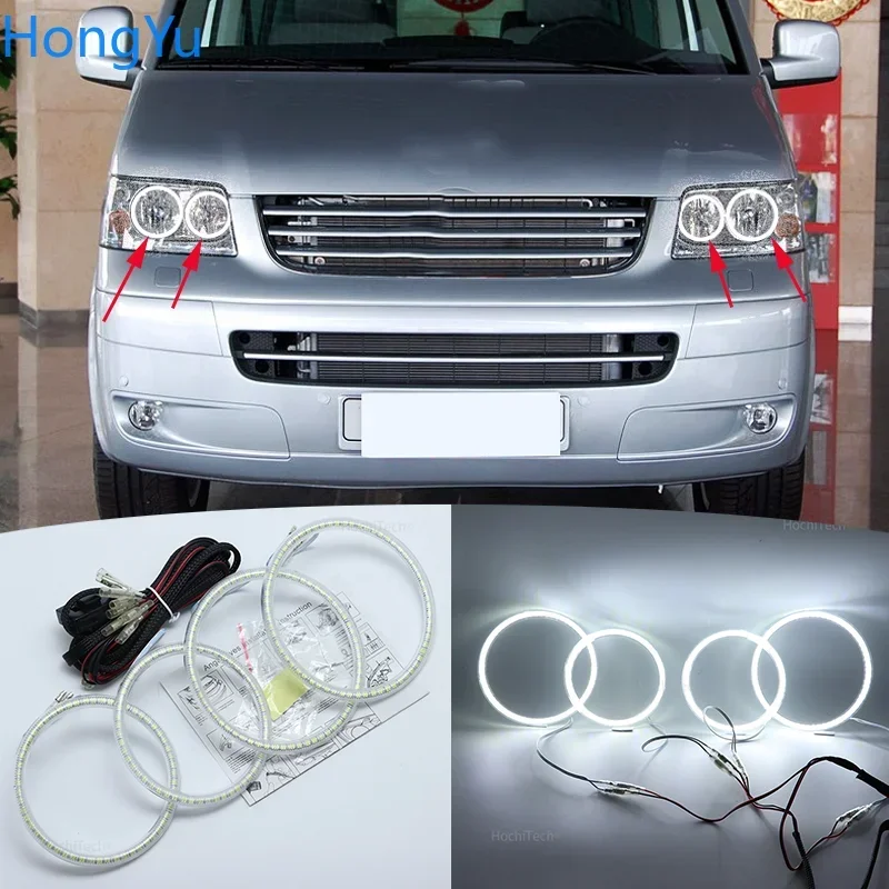 

Для Volkswagen VW Multivan T5 2003-2009 2004 2005 2006 2007 2008 Отличные Angel Eyes Ультра яркие Smd светодиодные кольца Angel Eyes Kit
