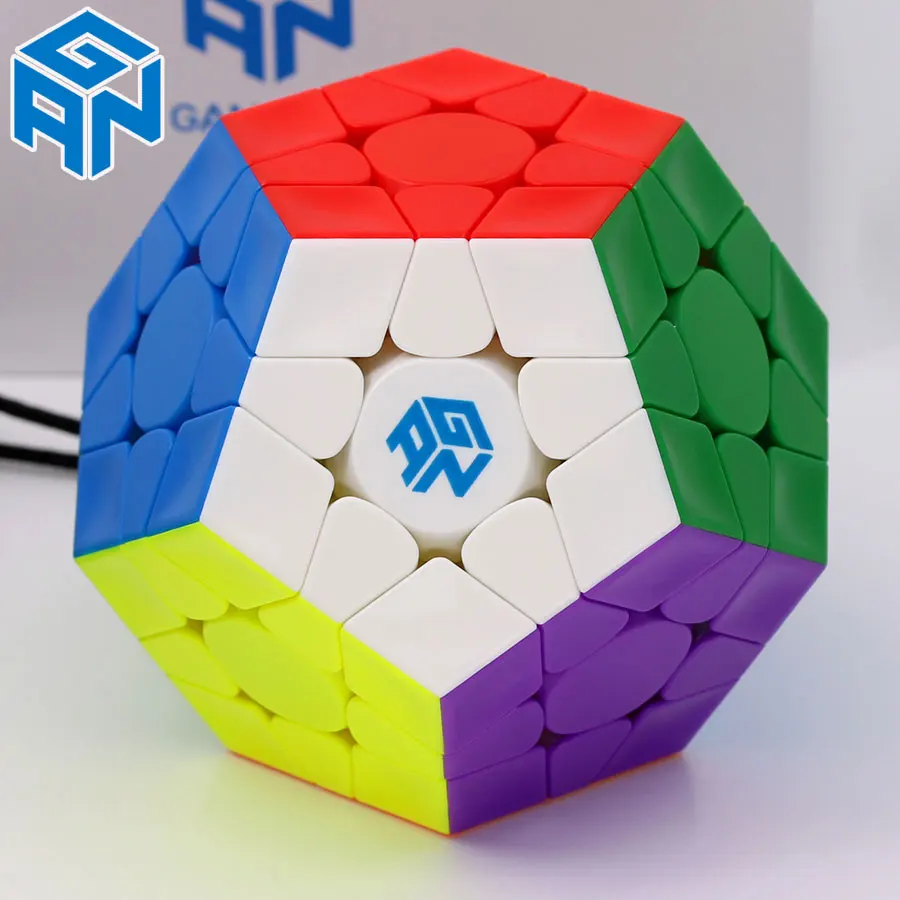 

GAN Magic Cube Magnetic Mega M 3x3 Magnet Cubos Stickerless Professional WCA Compietition Dodecahedron Puzzle Brain Practice Toy