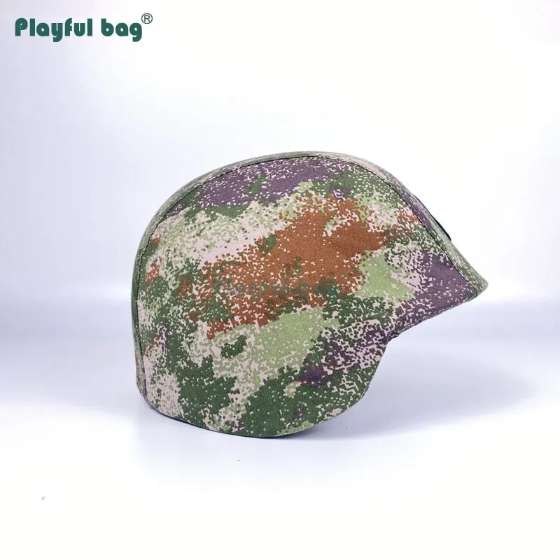 Playful bag Camouflage Helmet Cover Polyester material Outdoor Jungle Desert CAMO style Helmet cover AQB75