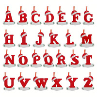 Merry Christmas Decoration Pendant English Alphabet Cristmas Tree Ornaments for Home Decor  Navidad New Year 2025 Gift Accessory