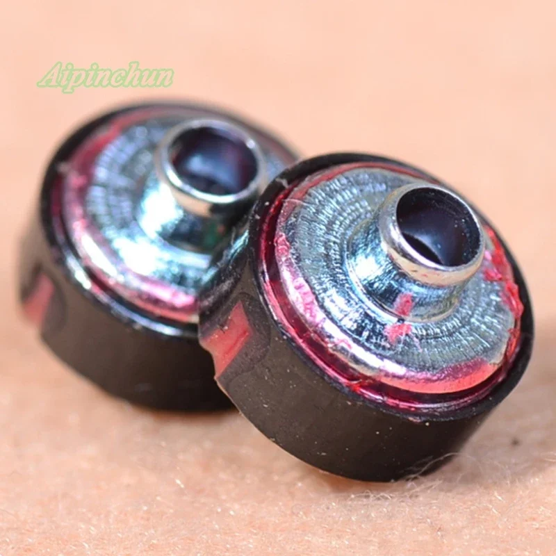 Aipinchun 1Pair 8mm 16ohm DIY Earphone Moving-Coil Headphone Replacement Part Speaker Unit Mega Bass AA0245