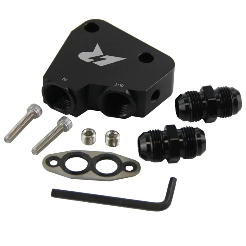 

Black Oil Cooler Adapter w/ 1.4m/1.6m Hoses for LS1 LS2 LS3 LS6 LS7 LS9 Corvette C5 C6 C7