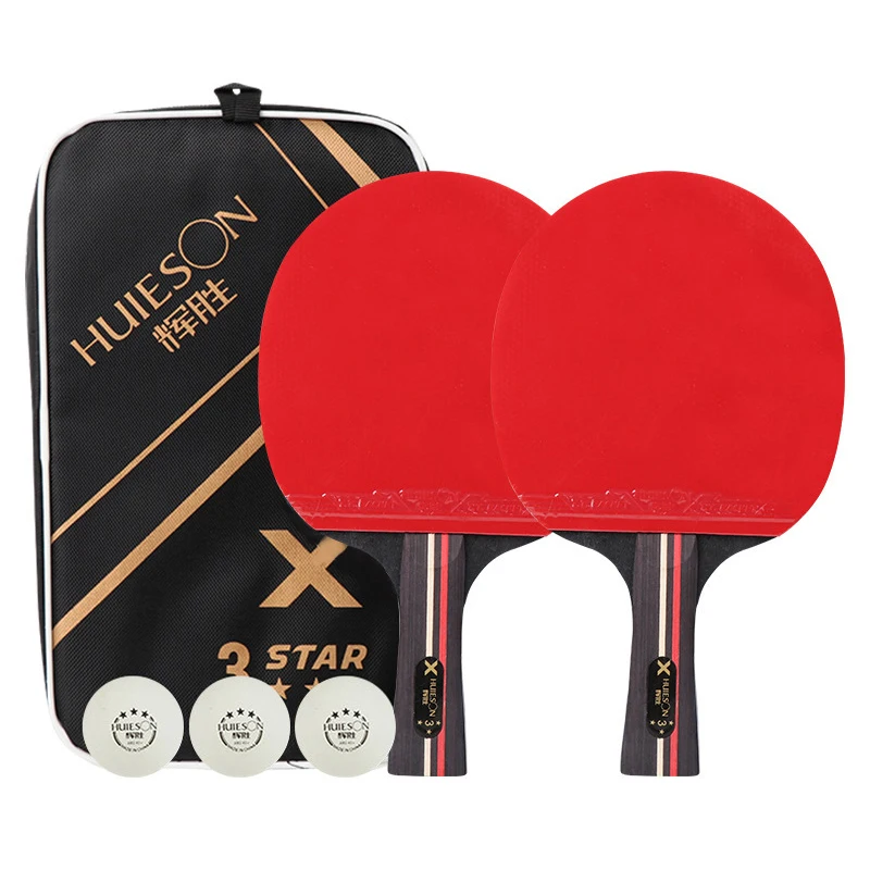 3Star Table Tennis Long Or Short Handle Professional Grade Straight And Horizontal Rackets Profession Carbon Table Tennis