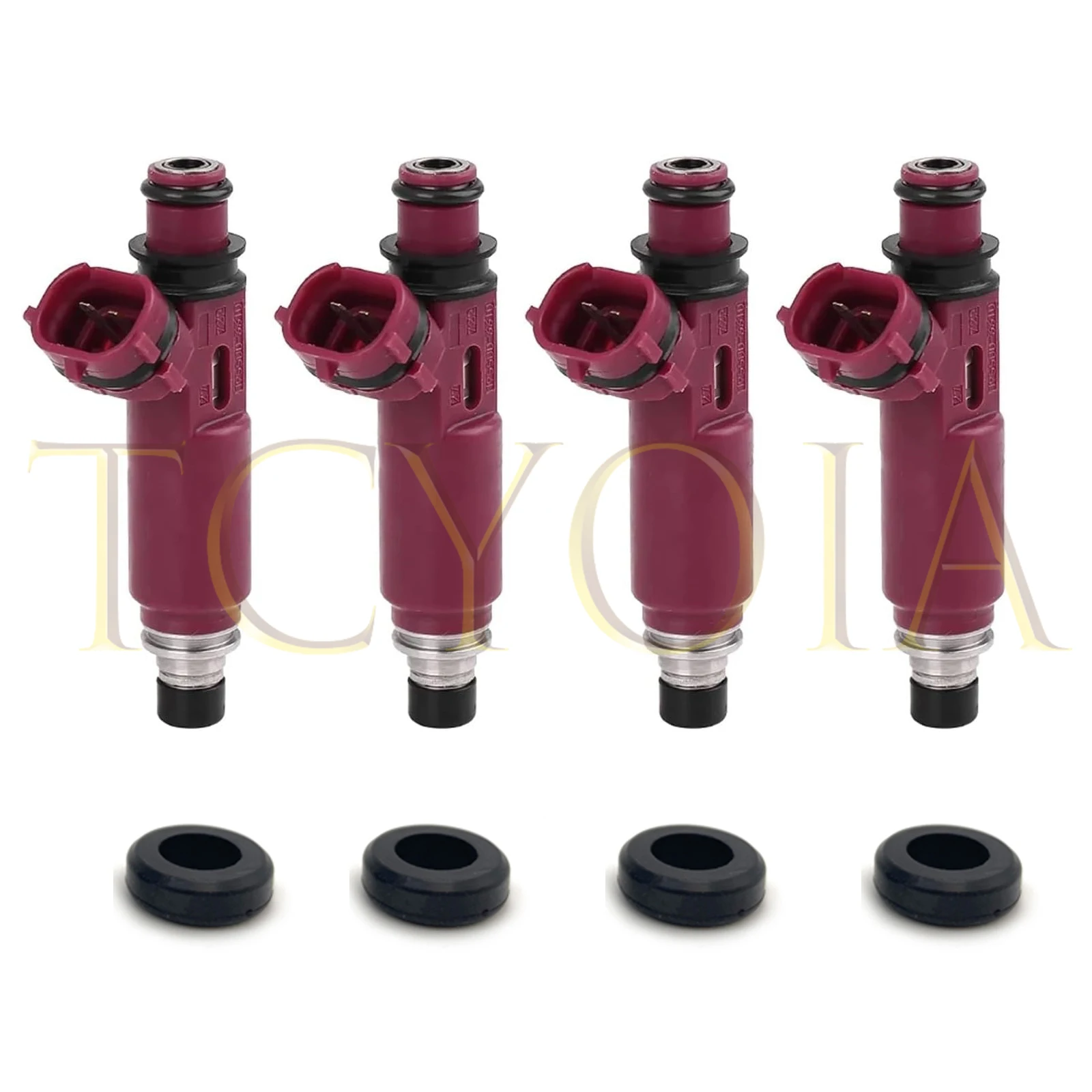 4pcs Fuel Injectors 195500-3310 For MAZDA 3 BK MX5 1.6L 1.8L L4