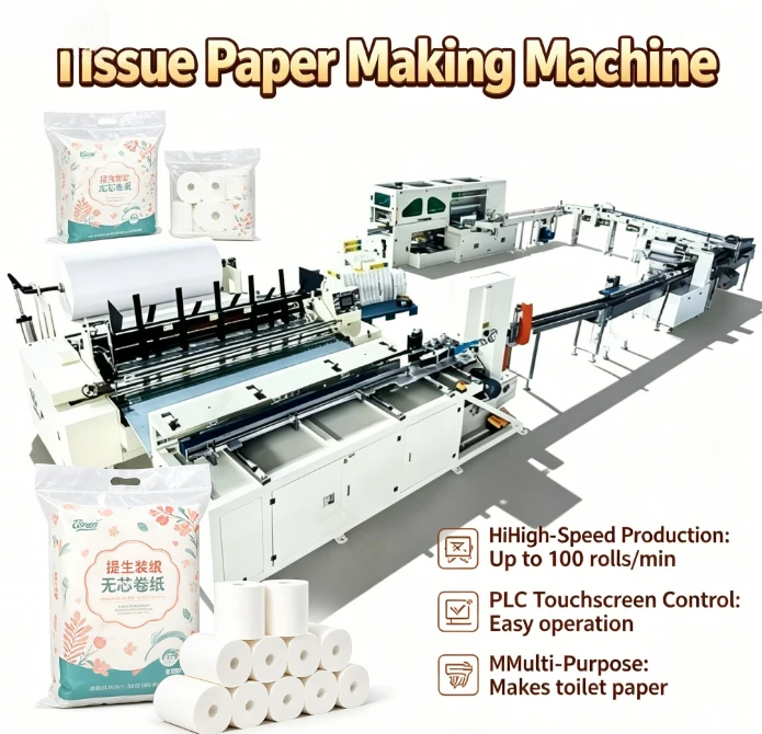 Customized Semi-Automatic Small-Toilet- Paper Making Machine Used Condition With Core Pump Component Tissue Machine