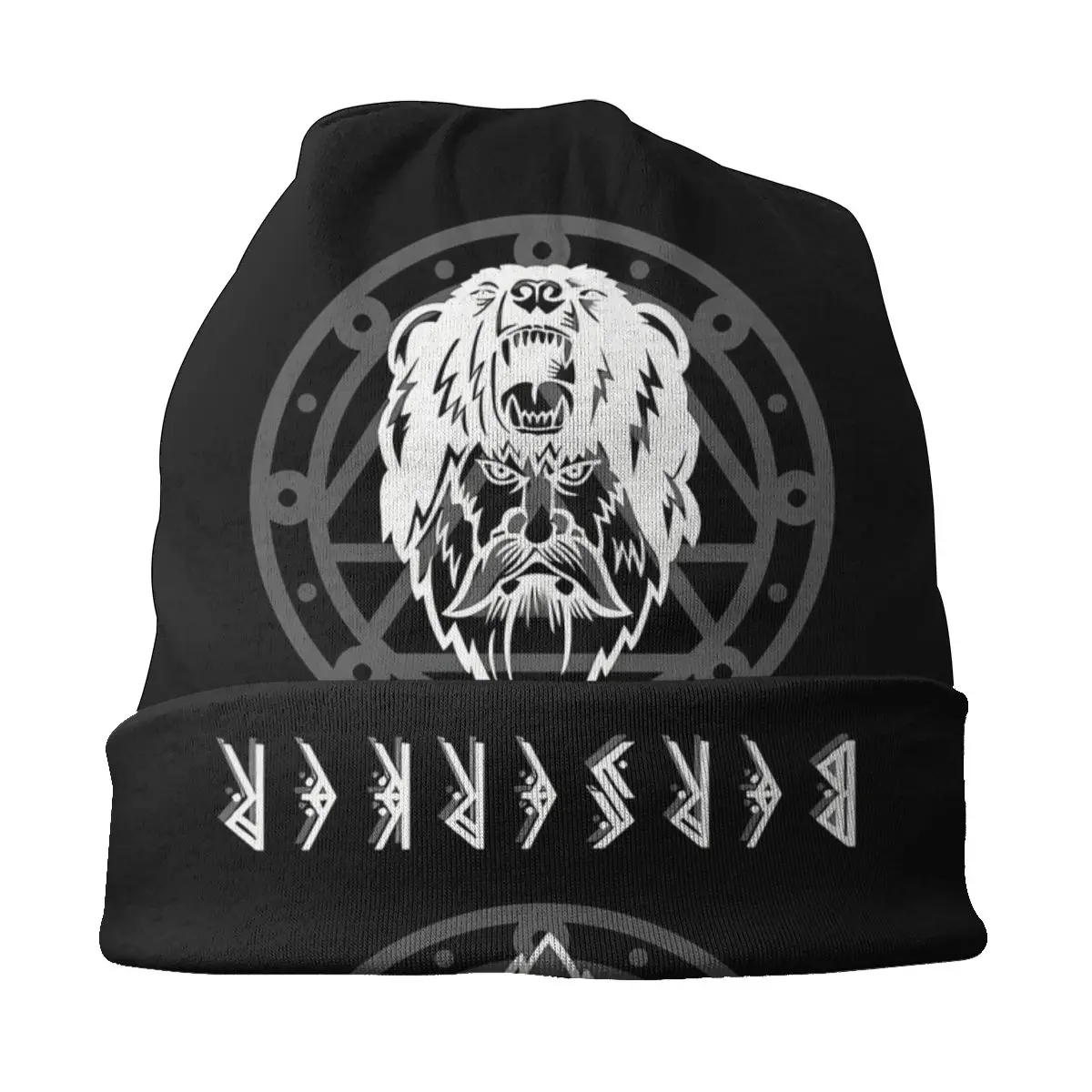 Berserker Thin Skullies Beanies Fashion Caps For Men Women Viking Ski Caps Bonnet Hats