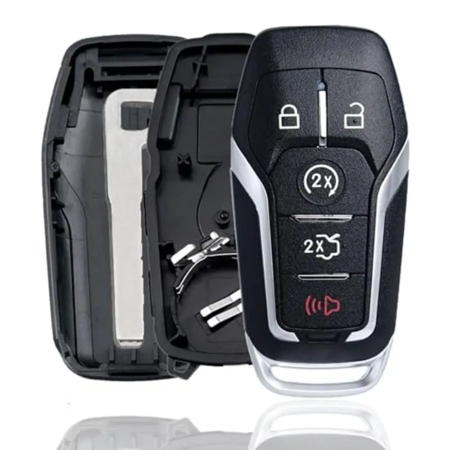 

Smart Key Fob Shell Case Cover Replacement Fit for Ford F150 Explorer Mustang Edge Fusion Lincoln MKX MKC MKZ Keyless Entry Rem