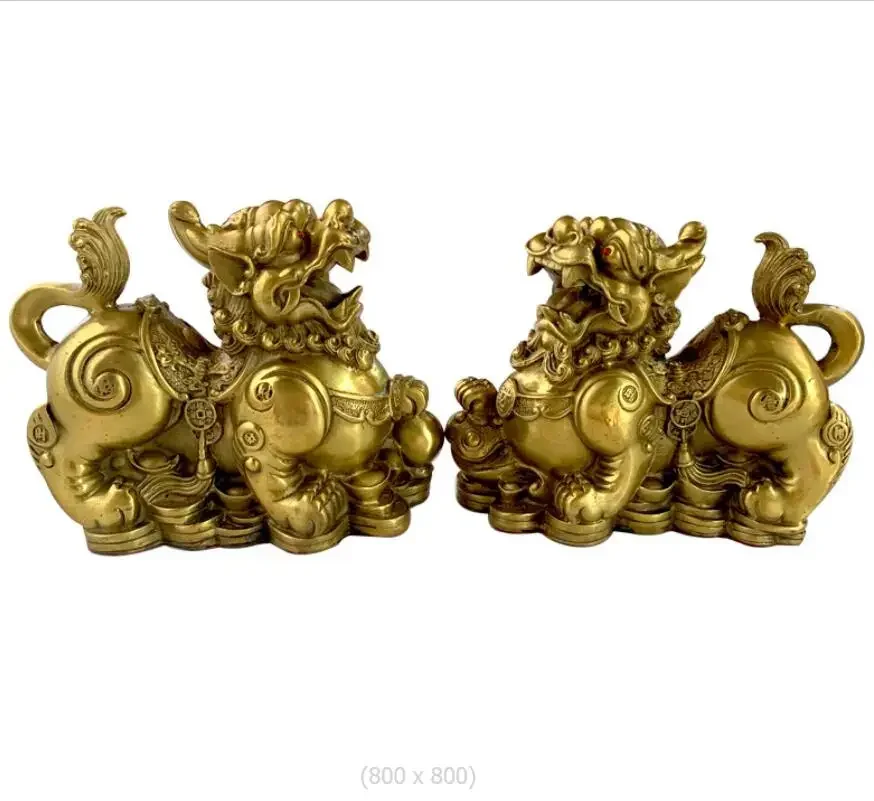 Wholesale copper money Ruyi Pixiu home and office handicrafts