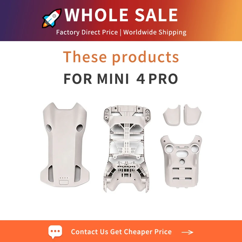 Wholesale Middle Frame Shell for DJI Mini 4 Pro Drone, Replacement Body Cover - In Stock Repair Parts, Ask for Bulk Discount