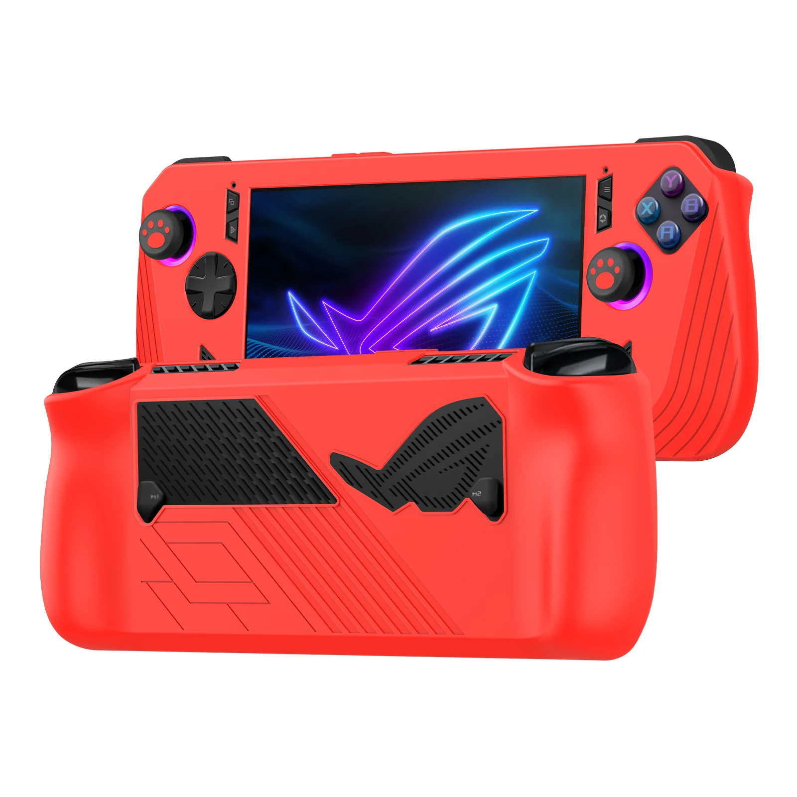 Capa protetora de silicone macio para ASUS ROG Ally X, console portátil, caso do jogo à prova de choque