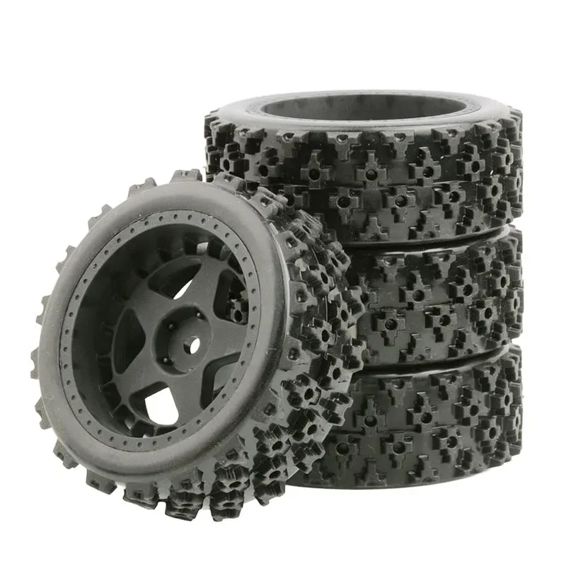 RC Model car 1/10 flat running road racing tire TT01 strong grip and wear-resistant 70MM nylon hub