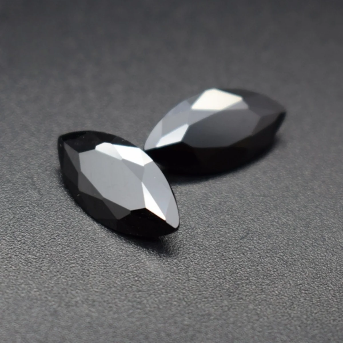 Marquise Cut Natural Black Spinel Faceted Black Spinel Gem Ideal for Wax Casting