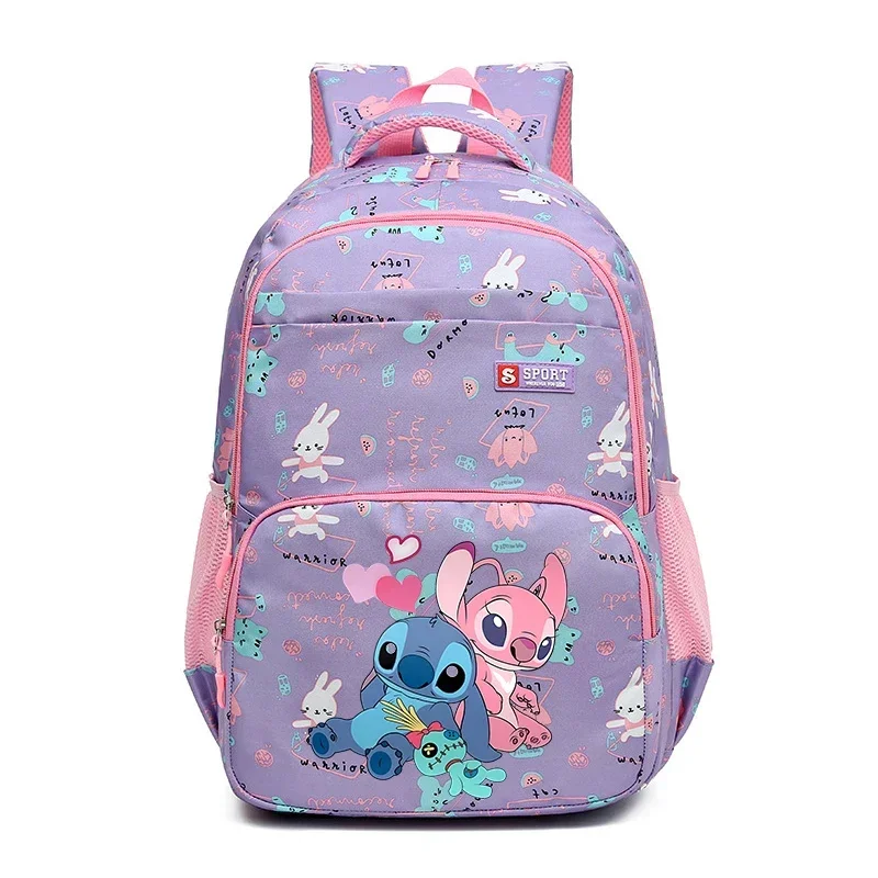 Disney Lilo&stitch Student Large Backpack Schoolbag Boy Girl Bookbag Bag Teenager Children Knapsack School Bag Rucksack Mochila