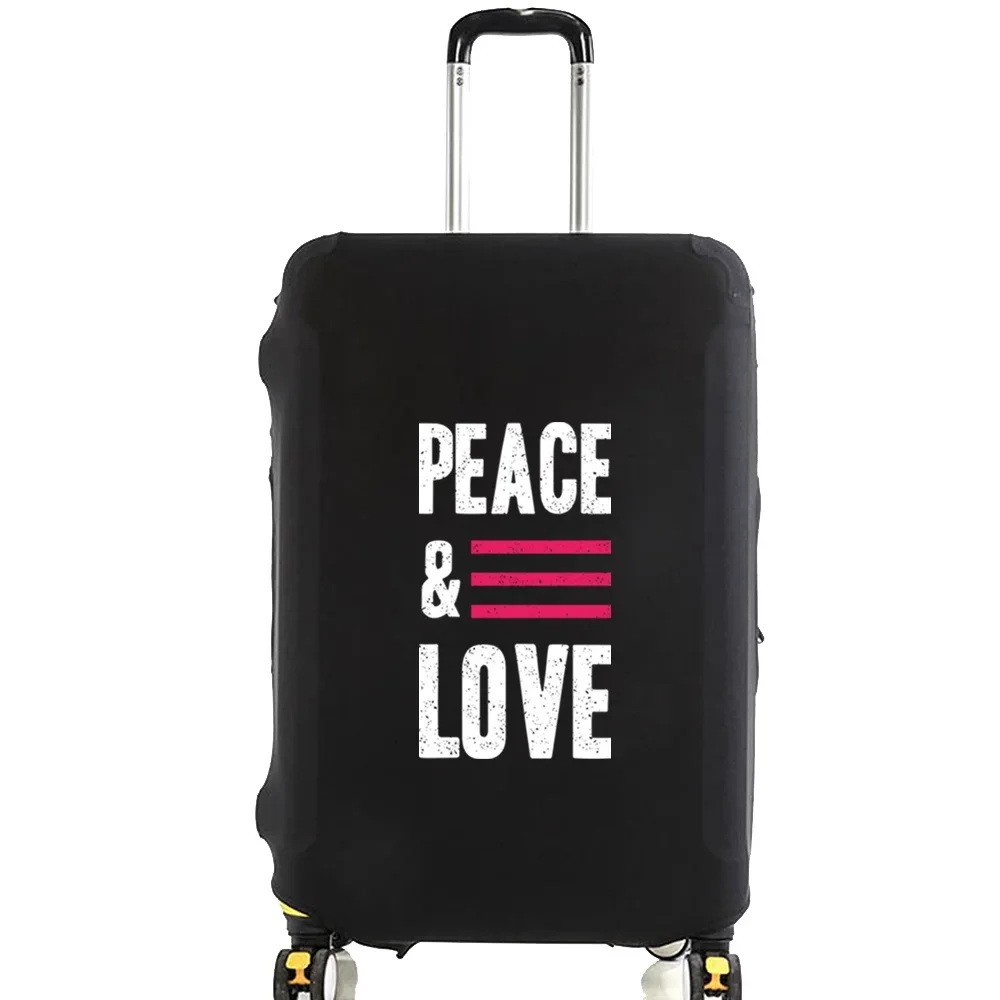 Luggage Case Suitcase Protective Cover Phrase Serie Pattern Travel Accessories Elastic Luggage Dust Cover Apply 18-28 Suitcase