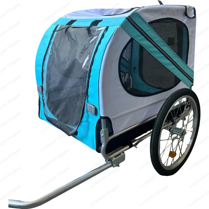 

Outdoor cycling equipment folding parent-child trailer mountain self-propelled bicycle rear-mounted child hiking cart seat