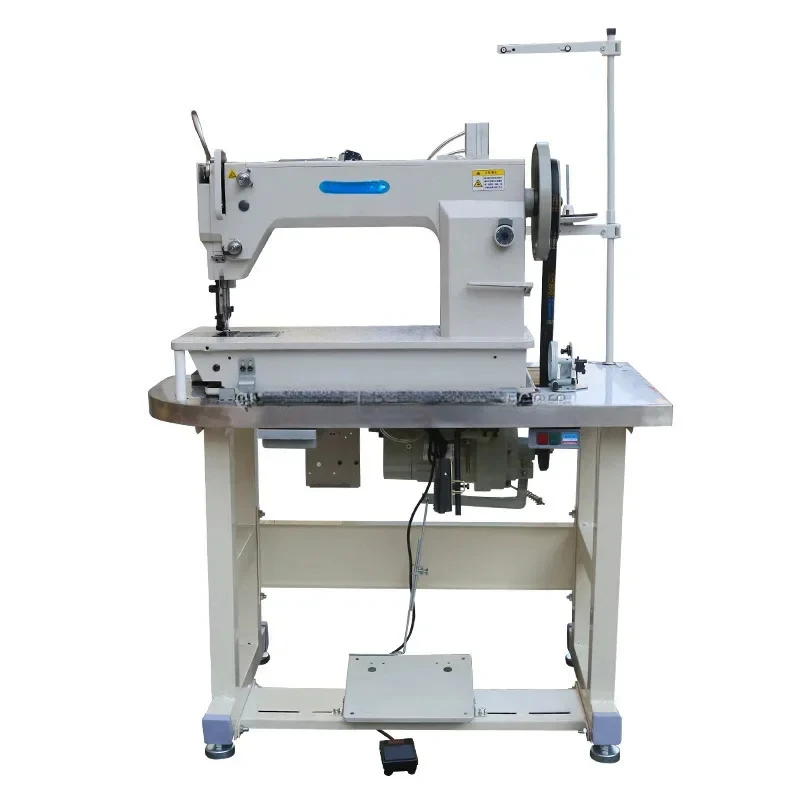 QS-181 Triple Feed Walking Foot Heavy Lockstitch Thick Industrial Sewing Hine Can Tons Container Bag Tent