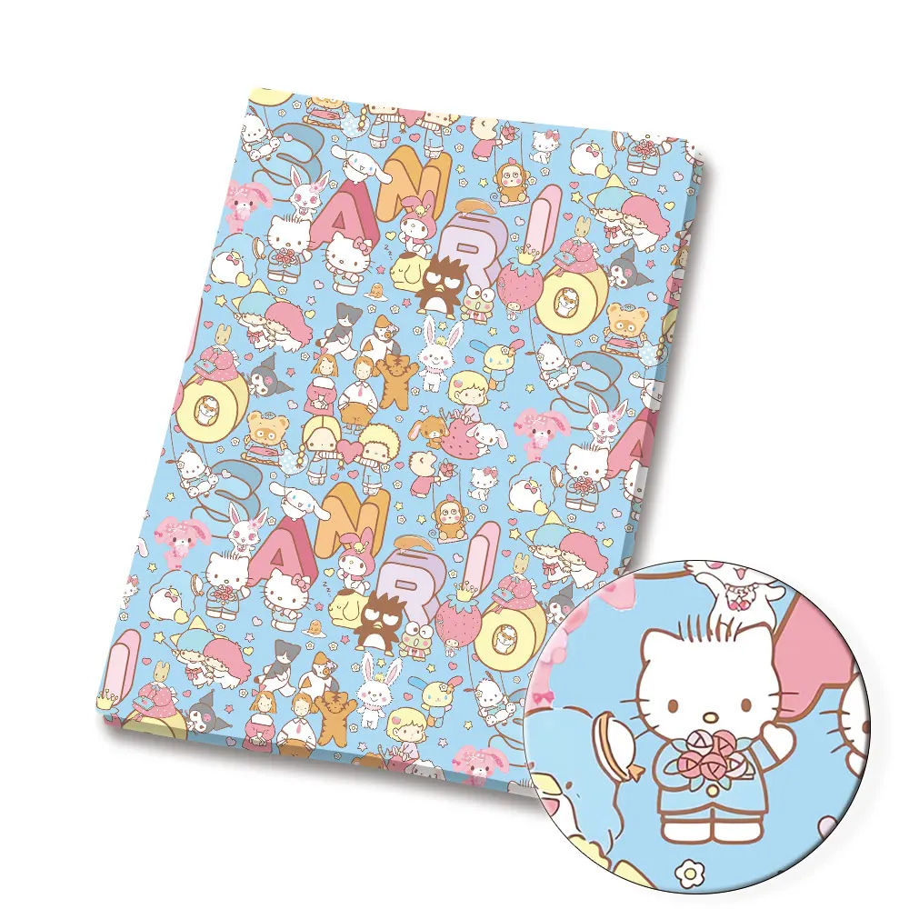 Hello Kitty 140x50CM Cartoon cotton fabric Patchwork Tissue Kid Home Textile Sewing Doll Dress Curtain Polyester cotton Fabric image 4