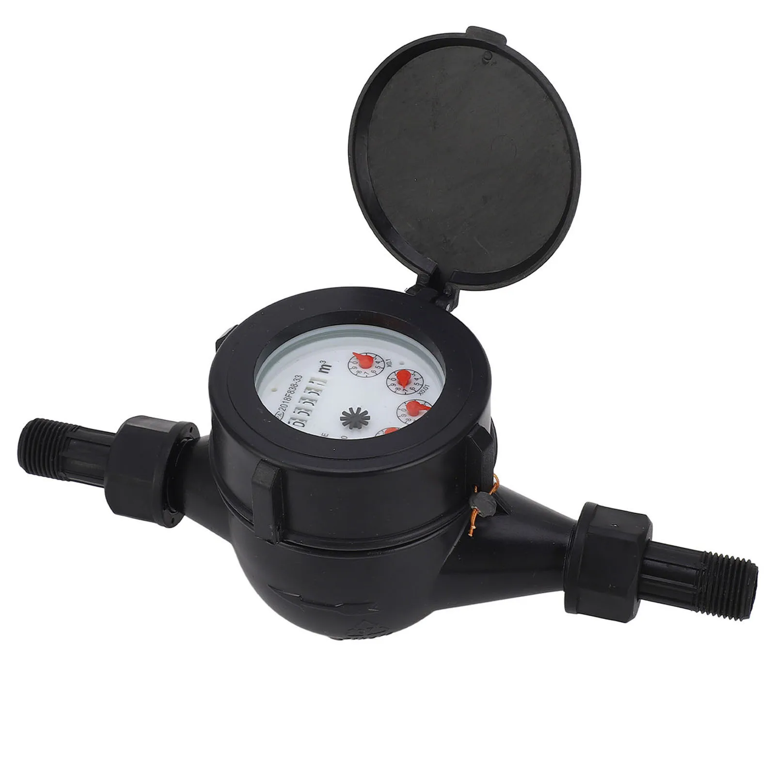 Water Meter Dry  DN15 Indoor Outdoor 15mm Water Meter Gauge Magnetic Coupling Transmission Corrosion Resistant