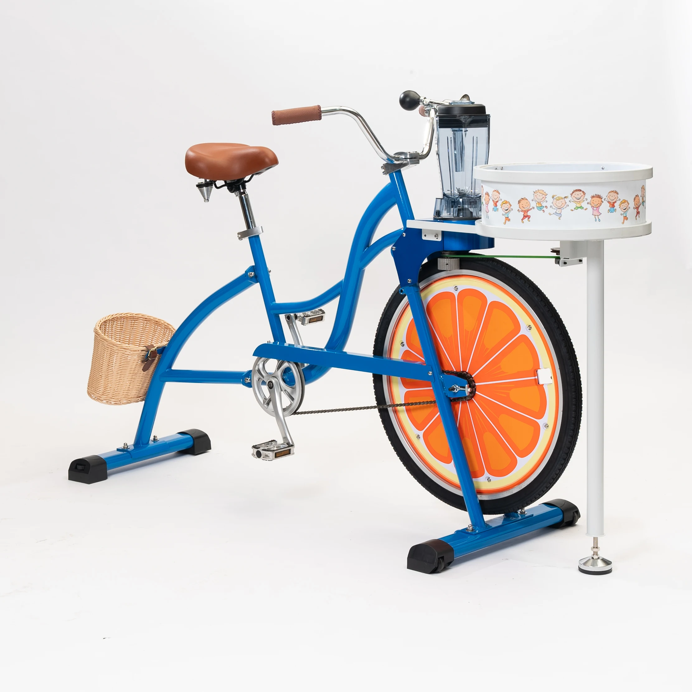 

ATV&UTVEXI Hybrid Juicer Blender Pedal Power Generator Bike for Adult Outdoor Amusement Orange Juice Machine Spin Art Functional