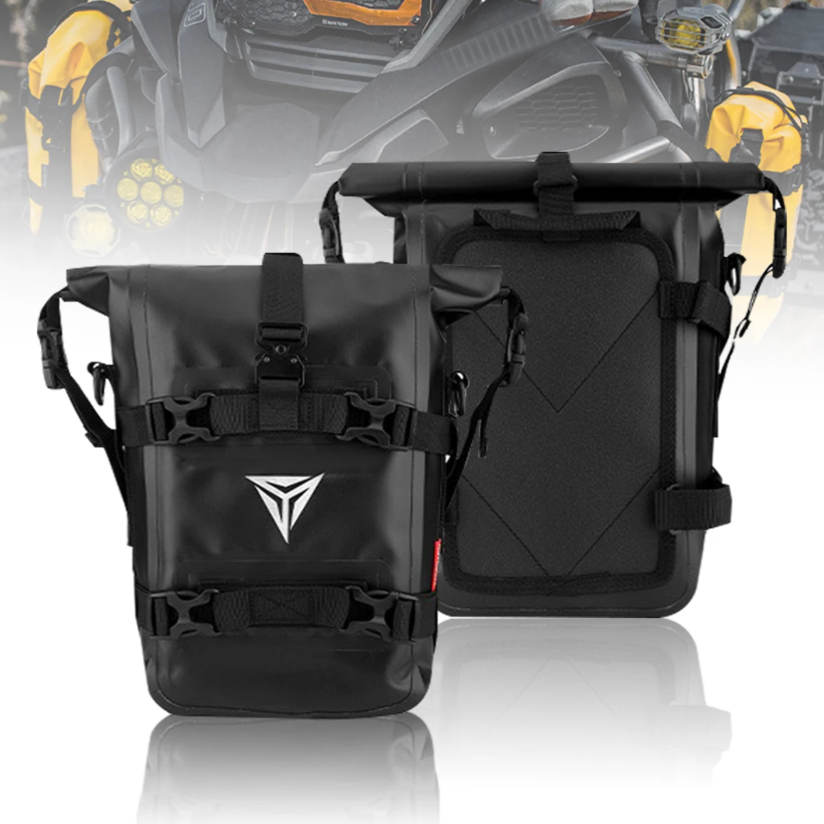 Outdoor Tank Side Bag Motorcycle Saddle Bag Tool Pack Crash Bar Bag Waterproof Moto Bumper Dry Bag 8L Large Capacity For 1250 GS
