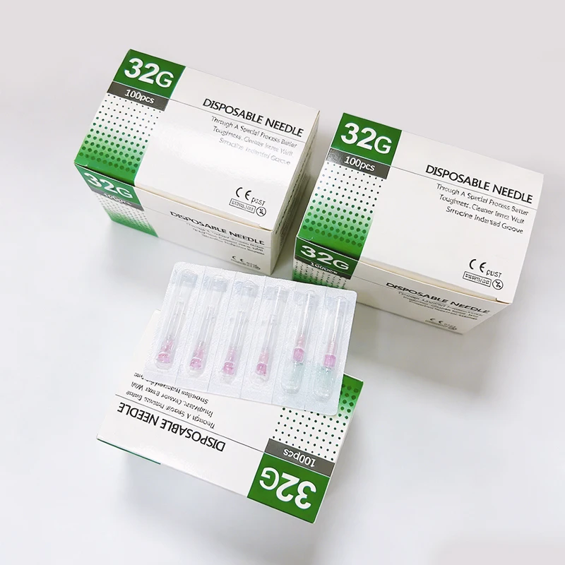

100pcs Painless small 32G 4mm Disposable Needle 32G 1.5mm 2.5mm 8mm 13mm Eyelid Tools