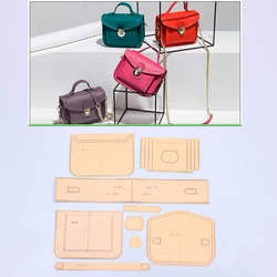 17x13x7cm cute women shoulder bag  sewing pattern leather craft  die cutting template