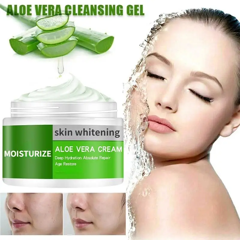 Aloe Vera Cream Face Moisturizing  Repairing Brightening Facial Skin Care