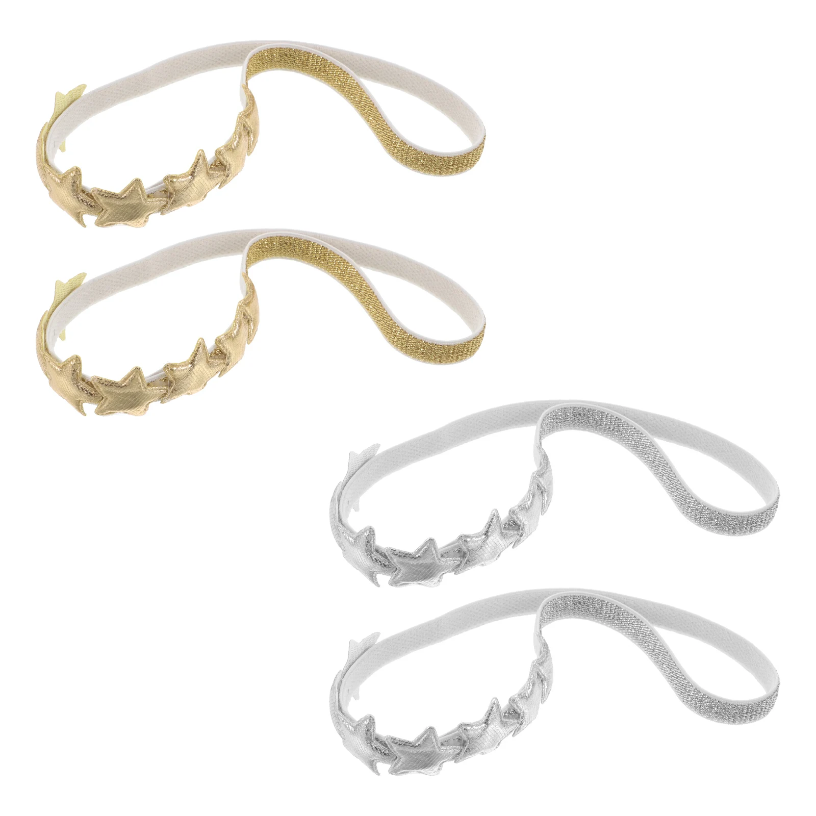 

4 Pcs 's Five-pointed Star Headband Headbands Hair Crown