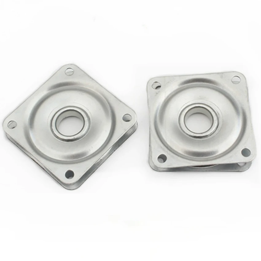 2 Inch Swivel Plate 360 Degree Rotating Turntable Furniture Hardware Swivel Plate For Display Rack Stand, Jewelry Boxes, Crafts