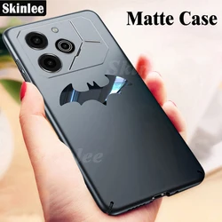Skinlee For Tecno Pova 6 Pro 5G Case Metal Logo Matte Silicone Shockproof Cover For Tecno Pova6 Neo 4G Back Casing