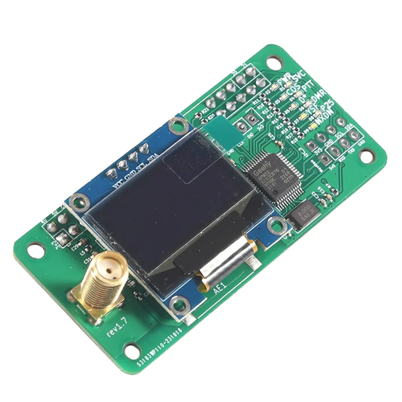 ABKN-For Raspberry Pi Extended MMDVM Hotspot OLED MMDVM DMR P25 YSF DIY Multi-Function Convenient Loose Parts Parts Accessories