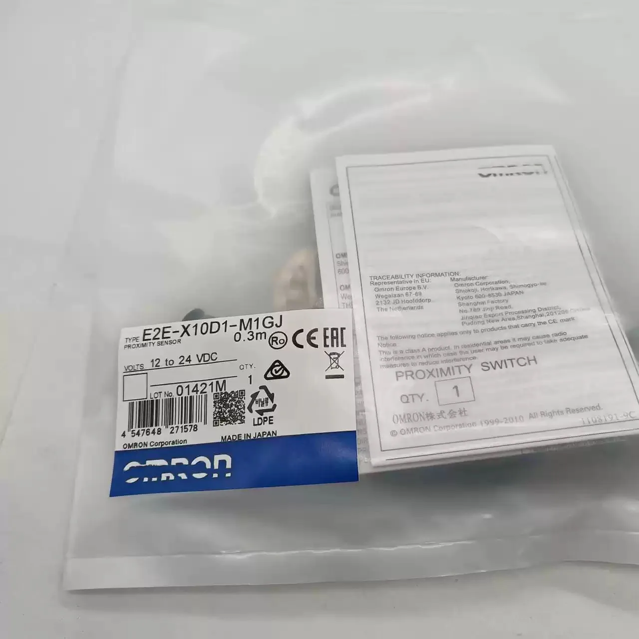 

1 шт. E2E-X10D1-M1GJ НОВЫЙ 100% гарантия качества