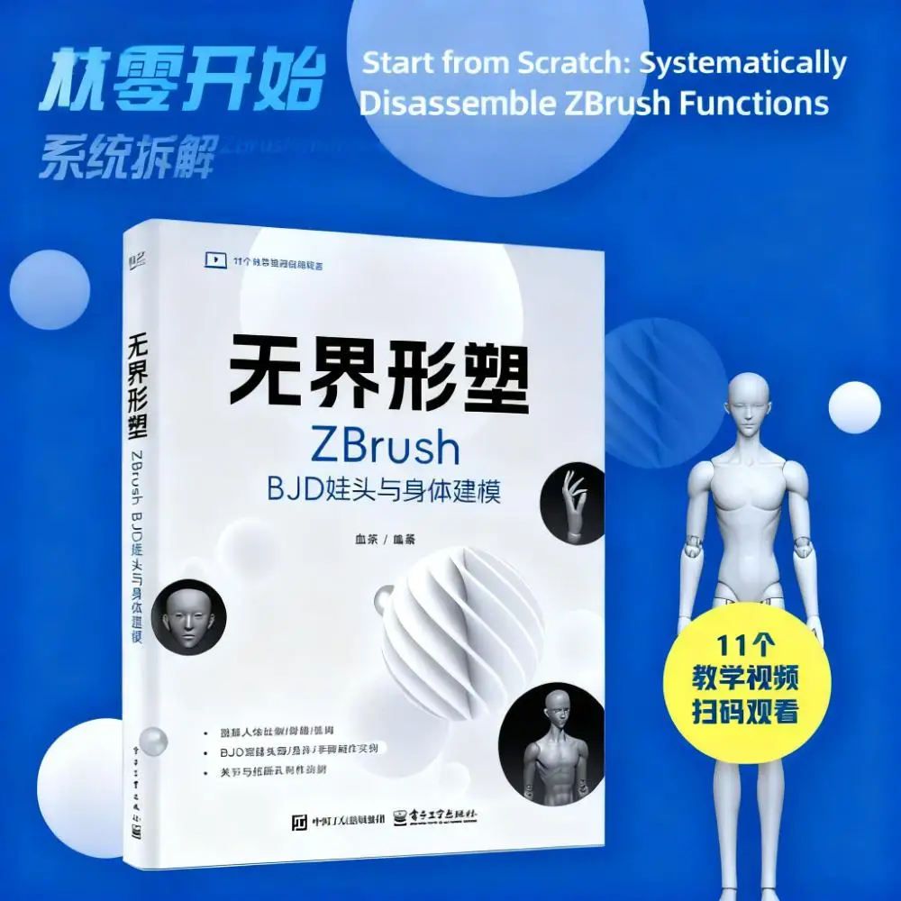 Unbounded Sculpting: ZBrush BJD Doll Head and Body Modeling - Master BJD Creation with Step-by-Step ZBrush Tutorials