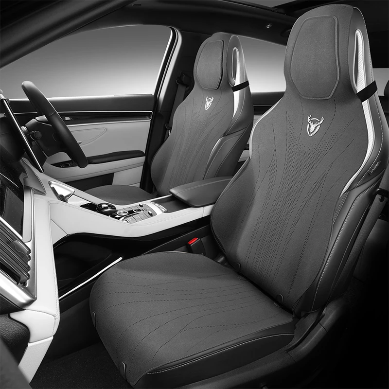 Universal Car Seat Cover Suede Front Seat Cushion Anti-slip Breathable Pad for Auto Seat Protector Car Interior Accessories