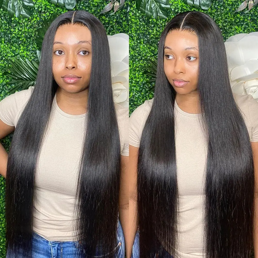 hd lace wig 13x6 human hair straight lace frontal wigs for women choice long 30 40 inch brazilian Glueless wigs on sale cheap