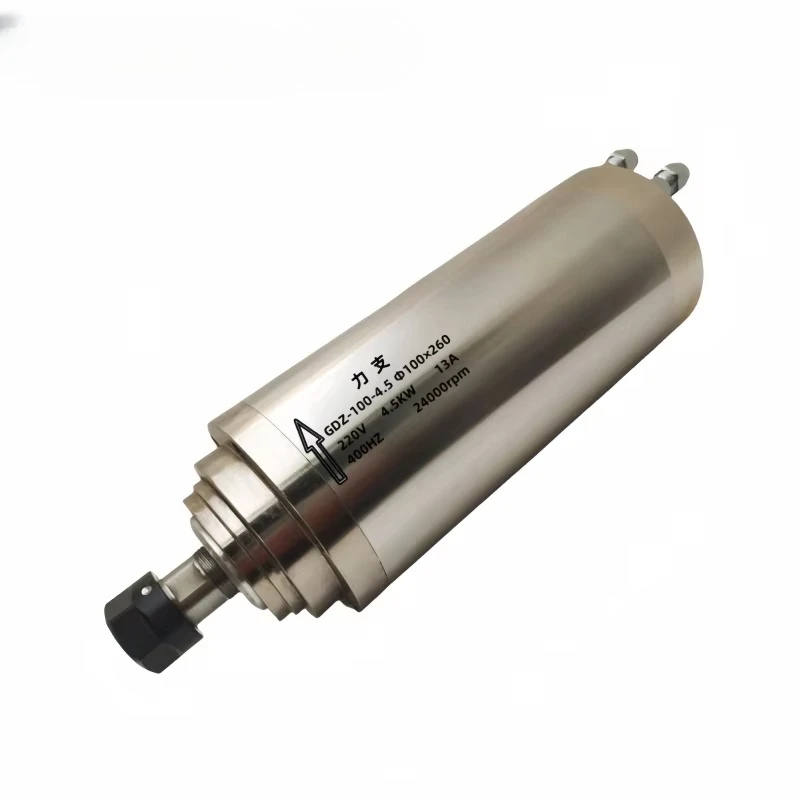 

Carving Machine Spindle Motor 4.5KW Diameter 100mm Speed 24000rpm Water Spindle Motor Spindle Cnc Motor