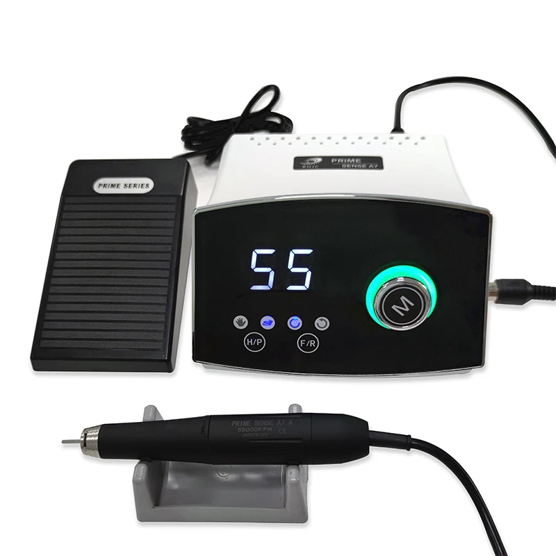 RHJC PRIME SENSE A7 LCD Touch Screen Digital Jewelry Polishing Micro Motor 55000 RPM Dental BLDC Brushless Motor