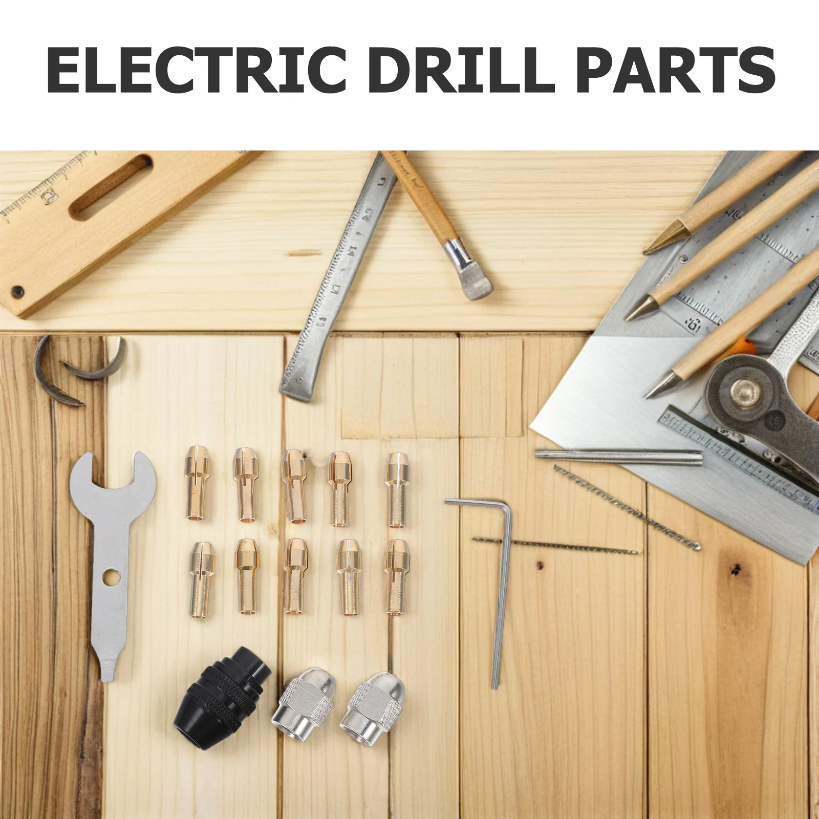 الحفر تشاك كوليت أداة دوارة النحاس الجوز تشاك للطحن الدقيق مطحنة القالب الموصلية الحرارية العالية اللاسلكي #4