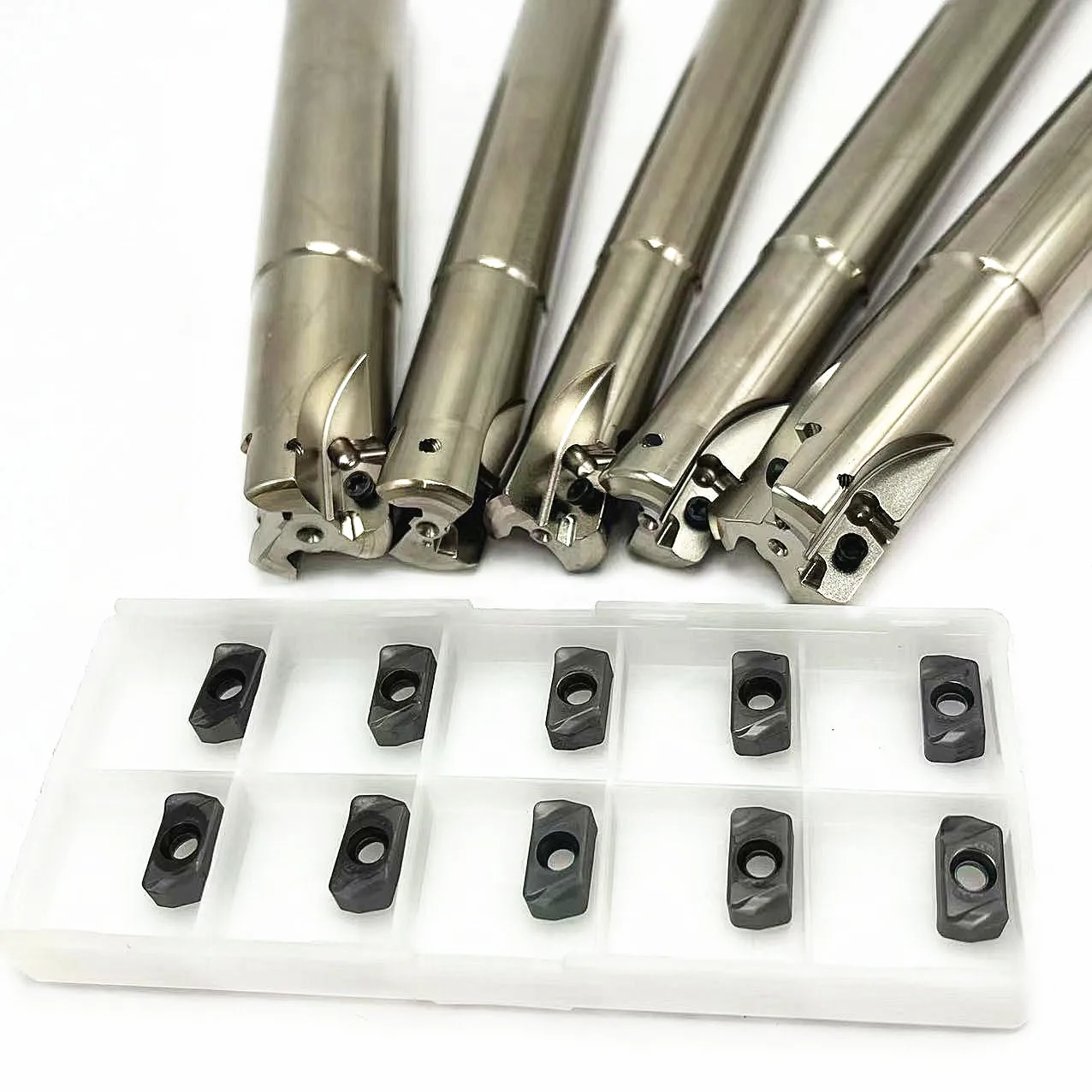 High quality EXN03R CNC Fast Feeding Lathe Machining Alloy End Mill Shank LNMU0303 Double Side Carbide Insert Milling Cutter