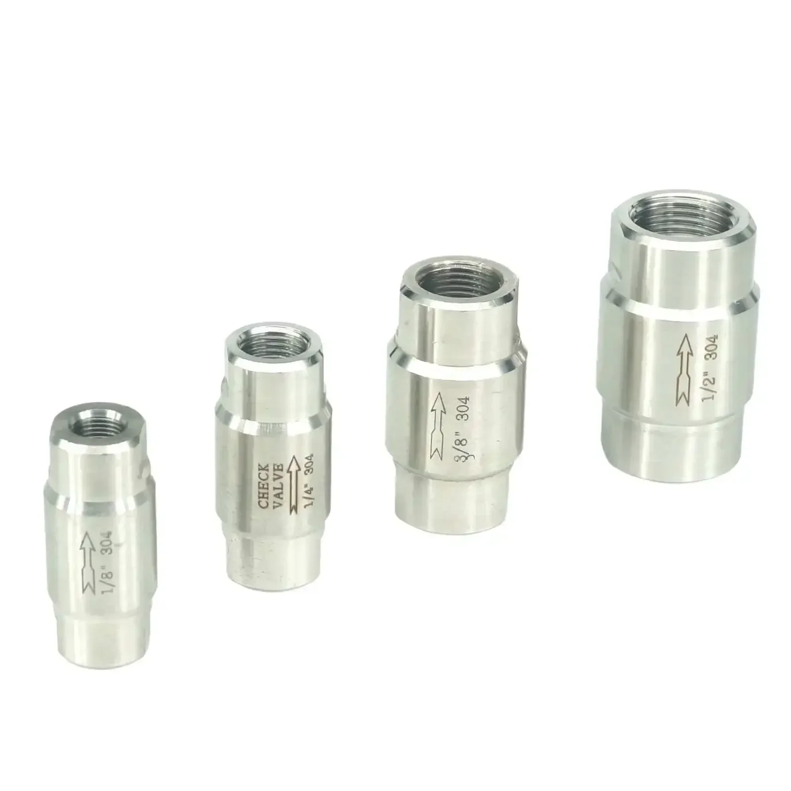 

64 бар от 1/8 до 1 дюйма BSP M20x1,5 с внутренней резьбой из нержавеющей стали 304, обратный односторонний клапан, паровой, высокого давления